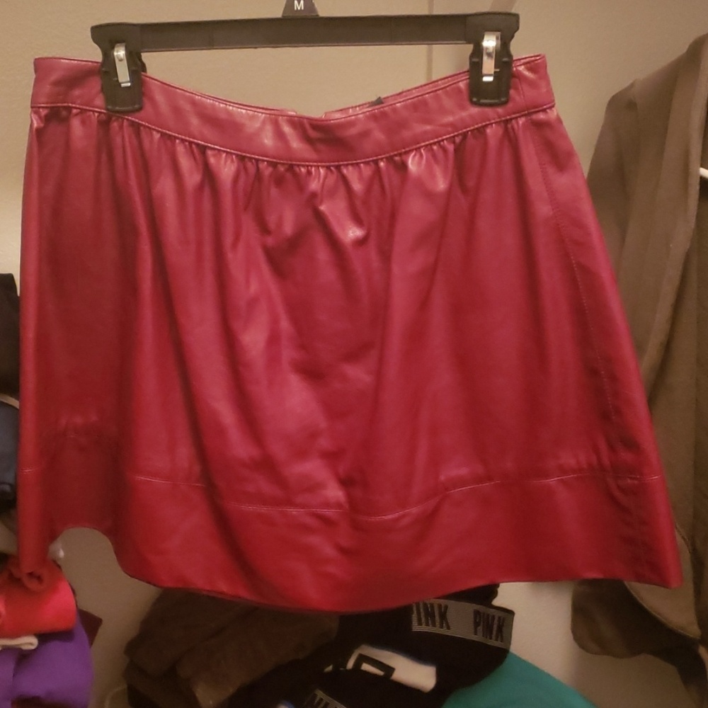 Leather skirt